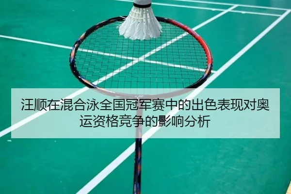 汪顺在混合泳全国冠军赛中的出色表现对奥运资格竞争的影响分析
